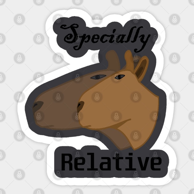 Special relativity Sticker by foolorm